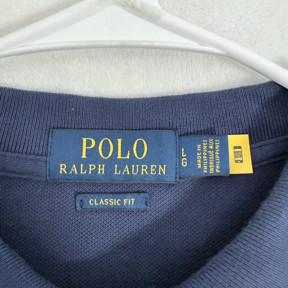 Polo Ralph Lauren Polo Shirt Mens L Blue Horse Show Graphic Equestrian - Picture 3 of 6